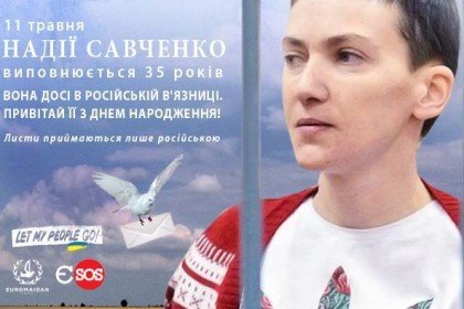 Привітай Надію Савченко із днем народження!