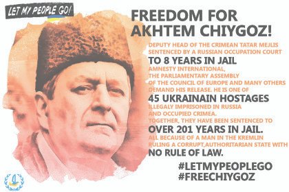 World powers, human rights organizations indignant about Russia's conviction of Crimean Tatar leader