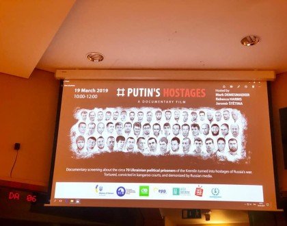 "Putin's Hostages" were shown in the EU Parliament
